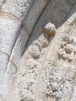 Lescure-d'Albigeois, Eglise St-Michel, Portail (07)